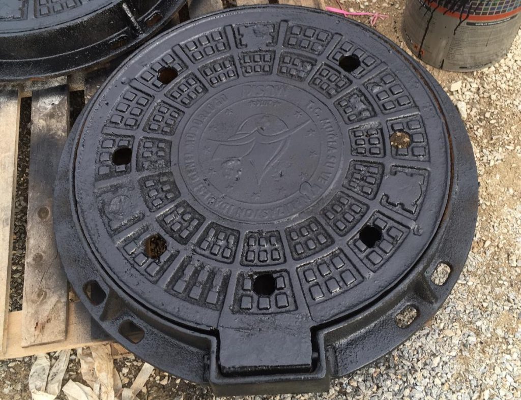 88 Kg GGG50 Sfero Döküm İSKİ Tipi Menhol Kapağı