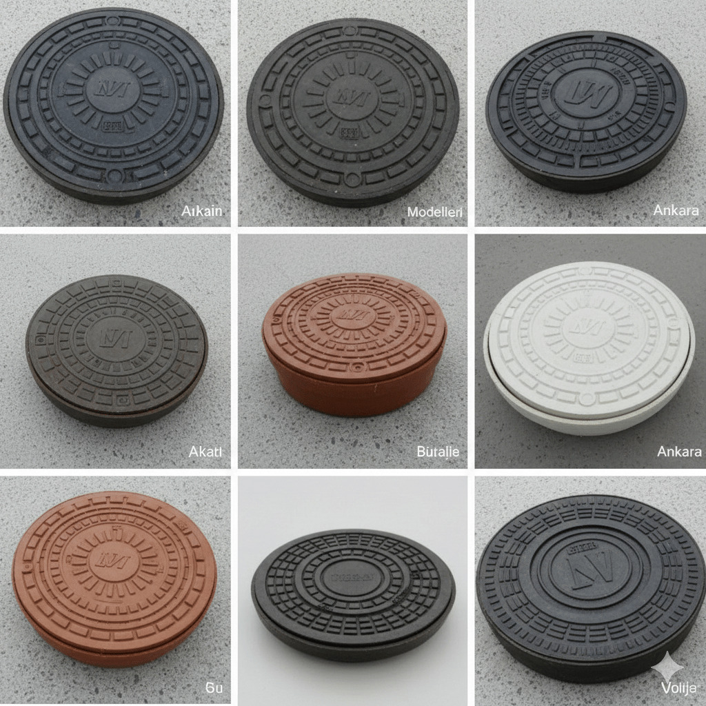 Aysan Makina yuvarlak kompozit rögar kapağı modelleri ve ekonomik altyapı çözümleri